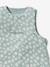 Customisable summer baby sleeping bag MARGUERITE in cotton gauze printed blue 