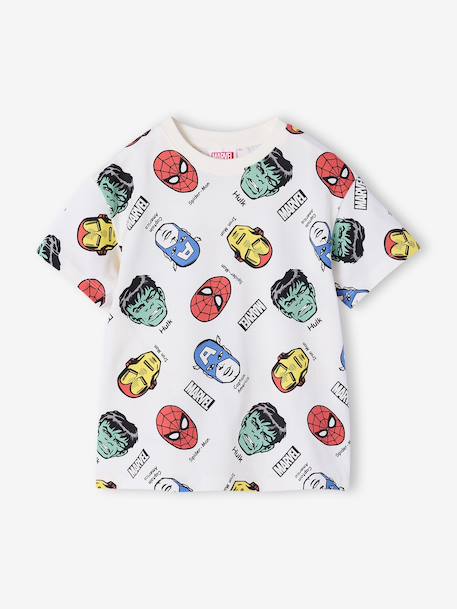 Boys' AVENGERS pyjamas shorts ecru 
