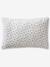 Duvet cover and pillowcase set in RETRO FLOWERS cotton gauze, with recycled cotton printed pink 