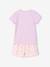 Pack of 2 girls' cotton pyjama shorts pale yellow 