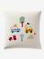 Magicouette CIRCUIT VOITURE bedding set, with recycled cotton printed white 