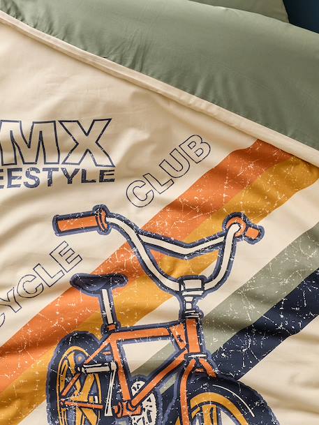 BMX Duvet Cover & Pillowcase Set for Children sandy beige 