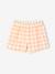 Pack of 2 girls' cotton pyjama shorts pale yellow 