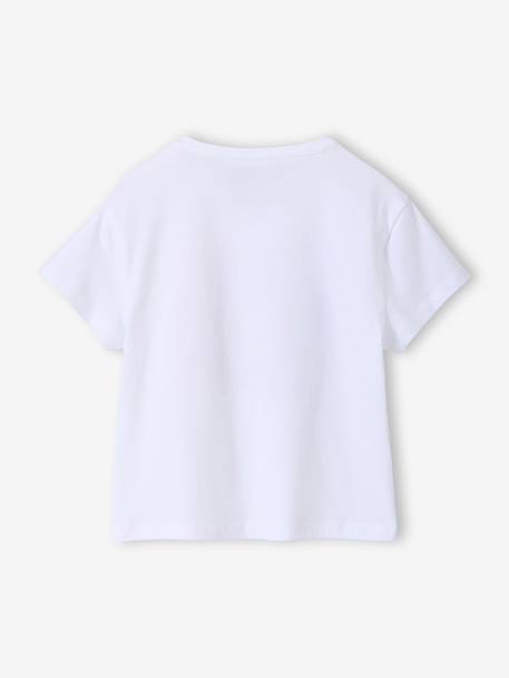 Girls' short-sleeved SNOOPY t-shirt white 