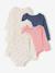 Pack of 2 long-sleeved cherry bodysuits red 