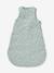 Customisable summer baby sleeping bag MARGUERITE in cotton gauze printed blue 