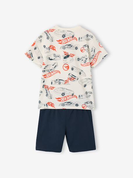 Boys' HOT WHEELS pyjama shorts ecru 