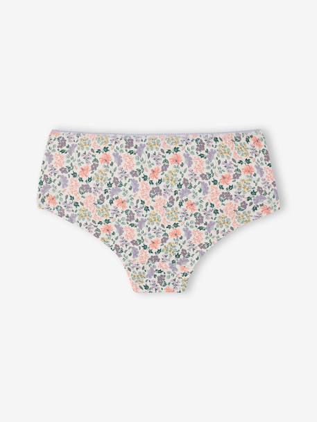 Pack of 5 girls' maternity shorties sage green 