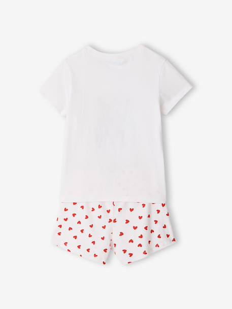 Girls' MINNIE pyjama shorts ecru 