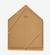 Paper rope house mirror beige 