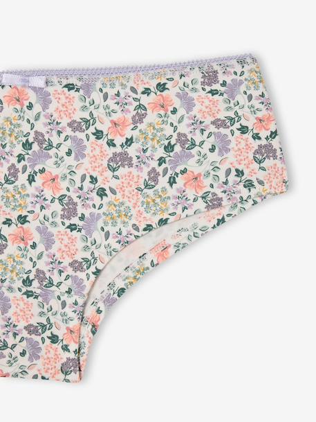 Pack of 5 girls' maternity shorties sage green 
