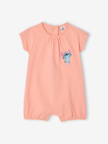 Pack of 2 Stitch playsuit bodysuits peach 