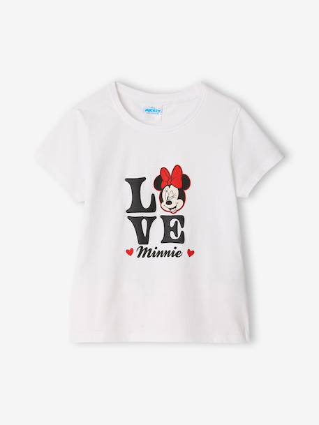 Girls' MINNIE pyjama shorts ecru 