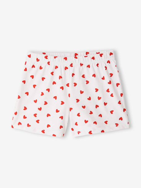 Girls' MINNIE pyjama shorts ecru 