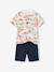 Boys' HOT WHEELS pyjama shorts ecru 