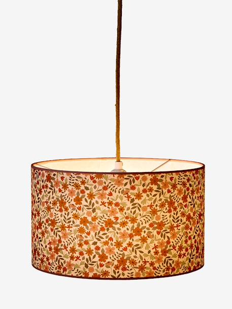 Pendant lampshade RÉTRO FLOWER cinnamon 