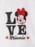 Girls' MINNIE pyjama shorts ecru 