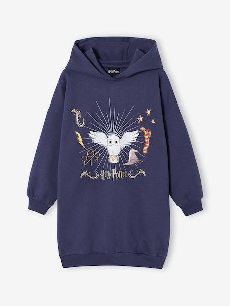 Harry Potter girl's hooded sweatshirt dress night blue 