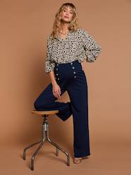 Leopard print nursing shirt