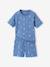Pack of 2 boys' short pyjamas denim blue 