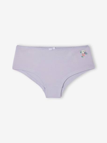 Pack of 5 girls' maternity shorties sage green 