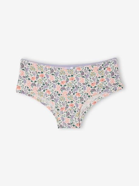 Pack of 5 girls' maternity shorties sage green 