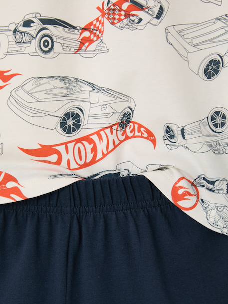 Boys' HOT WHEELS pyjama shorts ecru 