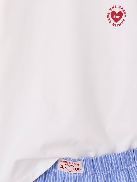 Boys' pyjama shorts ecru 