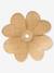 Woven bamboo flower pendant lampshade beige 