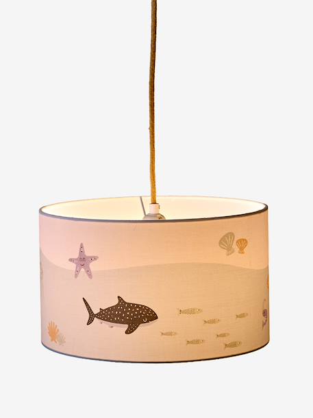 Sea animals lampshade printed blue 