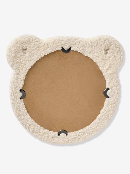 Teddy bear bouclé mirror ecru 