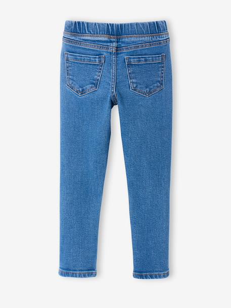 Denim Treggings for Girls bleached denim+deep blue+medium blue 