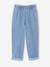 Paperbag denim trouser light blue 