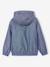 Boy's zipped hooded windcheater chambray blue 