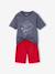 Pack of 2 long-sleeved boys' pyjamas anthracite 