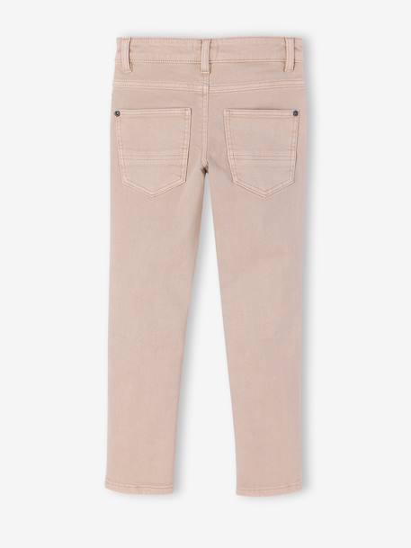 NARROW Hip, MorphologiK Slim Leg Coloured Trousers, for Boys beige+black+clay beige+emerald green+night blue+tomato red 