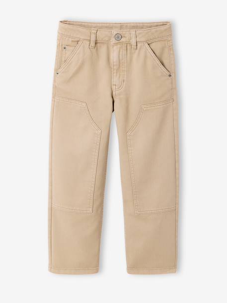 Boy's straight-leg trouser clay beige 