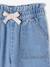 Paperbag denim trouser light blue 