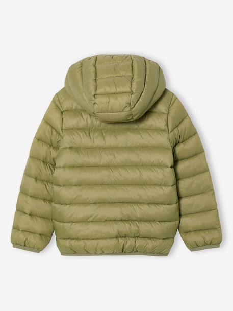 Light Padded Jacket with Hood for Boys black+bordeaux red+emerald green+grey blue+hazel+medium blue+navy blue+olive+pecan nut+red 
