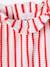 Wide striped knitted leggings striped blue+striped red 