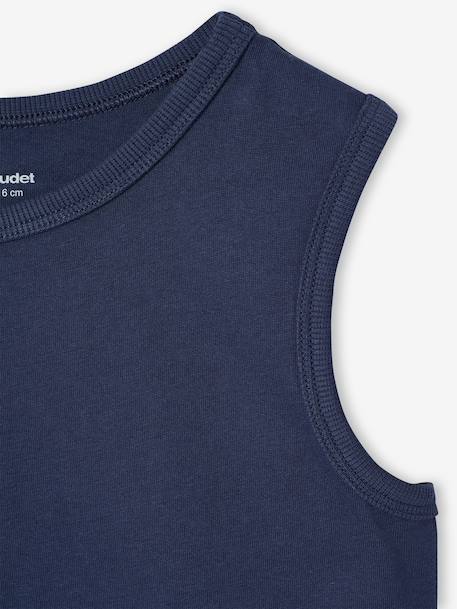 Pack of 2 Tank Tops for Boys set blue+set white 