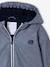 Boy's zipped hooded windcheater chambray blue 