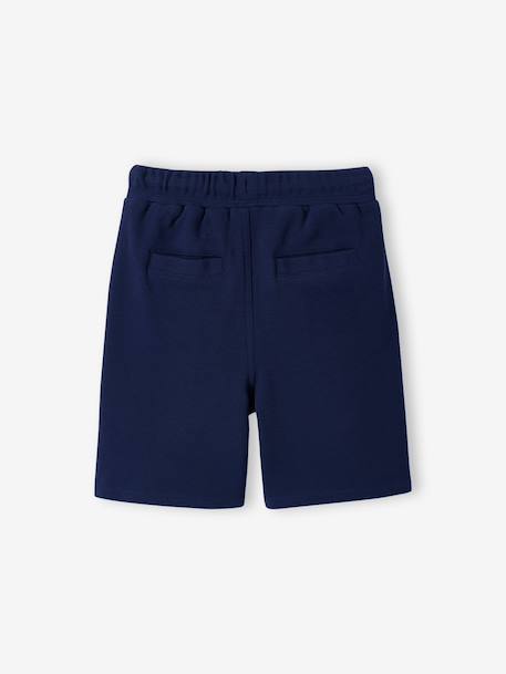 Cotton bermuda shorts for boys navy blue 