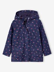 Girls-Printed hooded raincoat for girls 