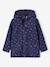 Printed hooded raincoat for girls multicoloured+navy blue+vanilla 