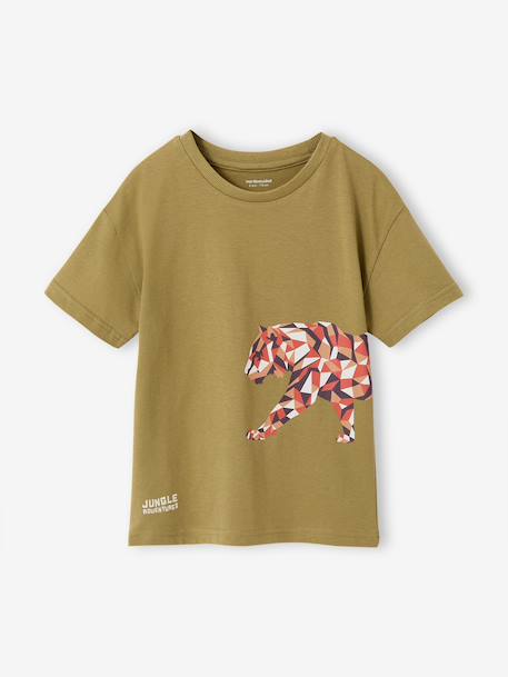 Short-sleeved tiger t-shirt olive 