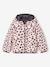 Reversible Lightweight Jacket for Girls anthracite+mauve+pale pink 