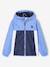 Colourblock windbreaker jacket for boys aqua green+medium blue 