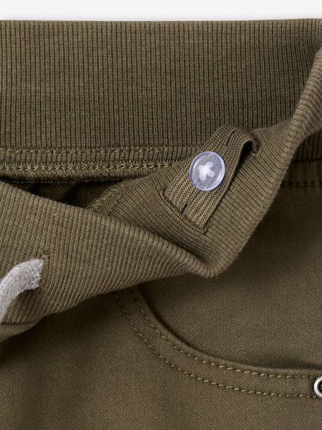 Easy-on jogger trousers for boys anthracite+caramel+grey blue+khaki 