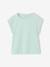 Plain Basics T-Shirt for Girls aqua green+ecru+navy blue+sweet pink 